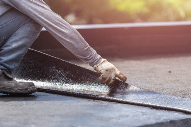Professional Waterproofing technician working in Mayville, MI